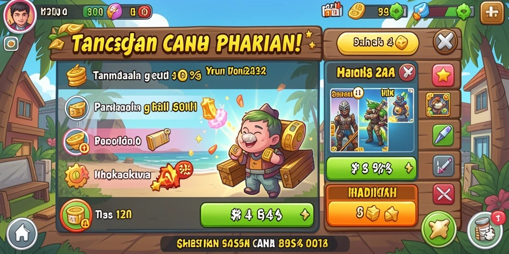 Screenshot menunjukkan suasana menakjubkan di dunia DAYA4D.