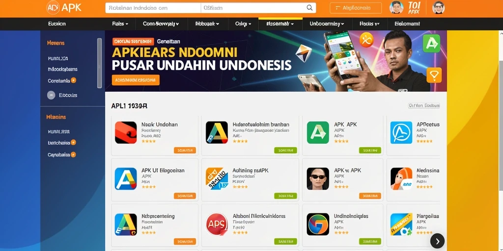 Tampilan antarmuka aplikasi yang menarik dan user-friendly.