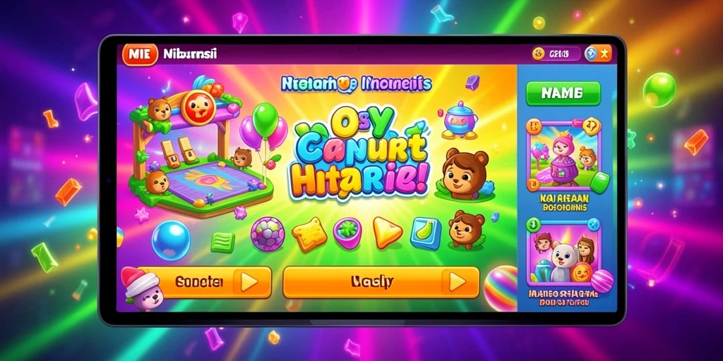 Tangkapan layar menampilkan momen permainan yang seru.