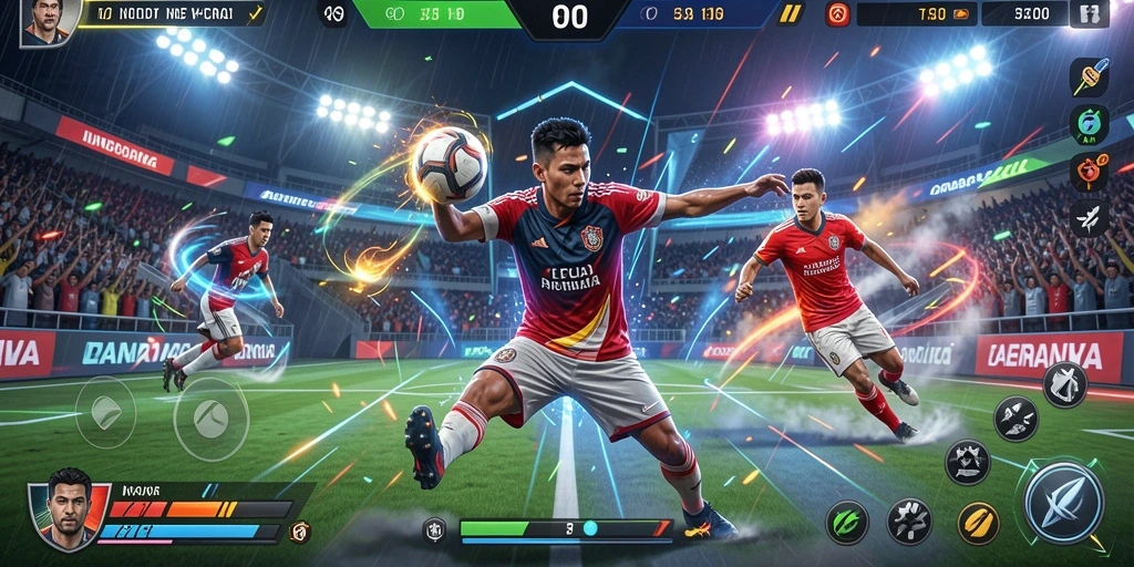 Tangkapan layar menunjukkan grafis yang menawan.