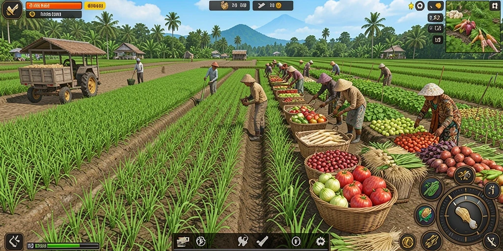 Tampilan awal permainan MAXSERU yang menarik.