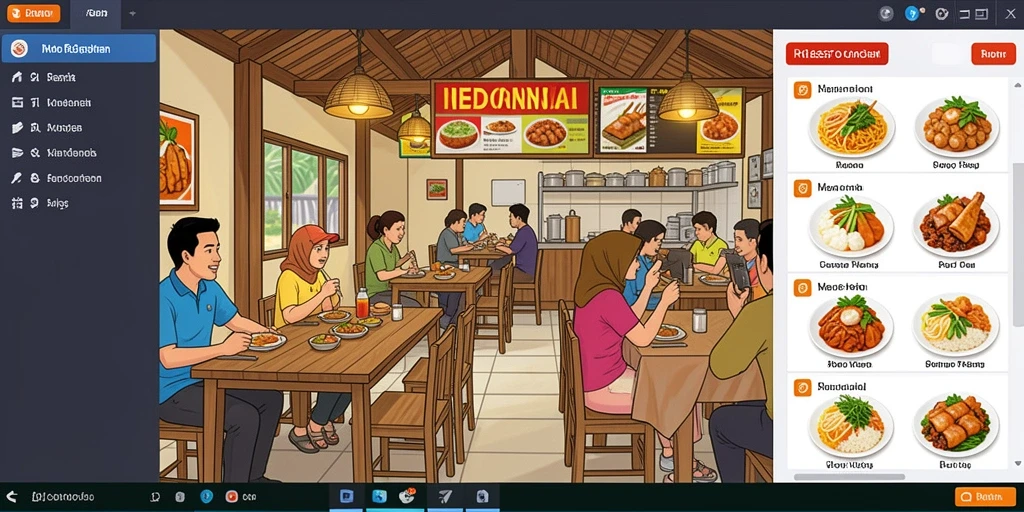 Tampilan antarmuka yang menarik dan mudah digunakan.