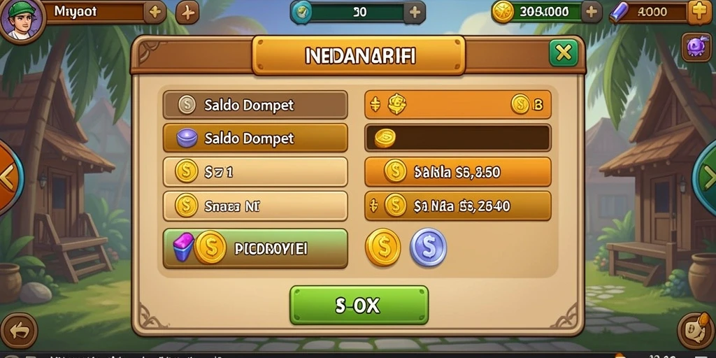 Tampilan layar awal yang menarik dan informatif.