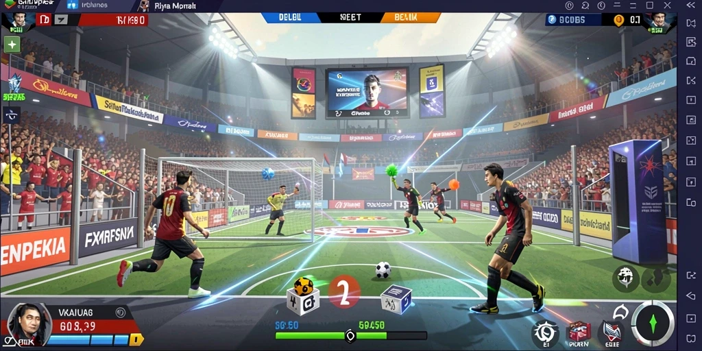 Tampilan karakter samurai yang penuh gaya.